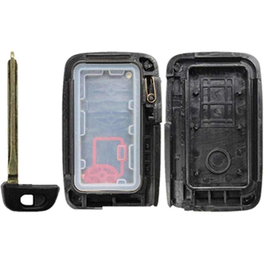 KAWIHEN Keyless Entry Remote Key Fob Shell Case Replacement for Toyota Highlander Prius Prius C Prius V RAV4 HYQ14AAB HYQ12ACX HYQ14AEM(Just a Case)