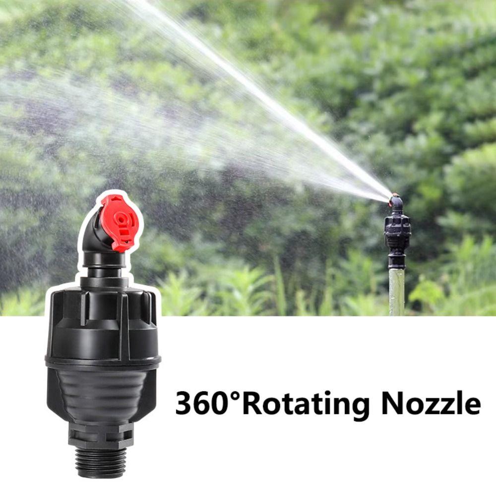 360° Rotating Garden Irrigation Nozzle Large-Area Coverage Automatic Operation Lawn Irrigation Sprinklers 1/2 Inch Durable