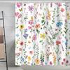 Flower Leaf Bathroom Thickened Waterproof And MildewProof Shower Curtain Design