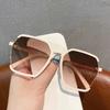 New Luxury Glamour Sunglasses For Women And Men Designer Famous Brand Glasses Square Stylish Eyewear Uv400 Sun Glasses