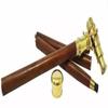 Vintage Brass Telescope Head Handle Victorian Style Wooden Walking Stick Cane