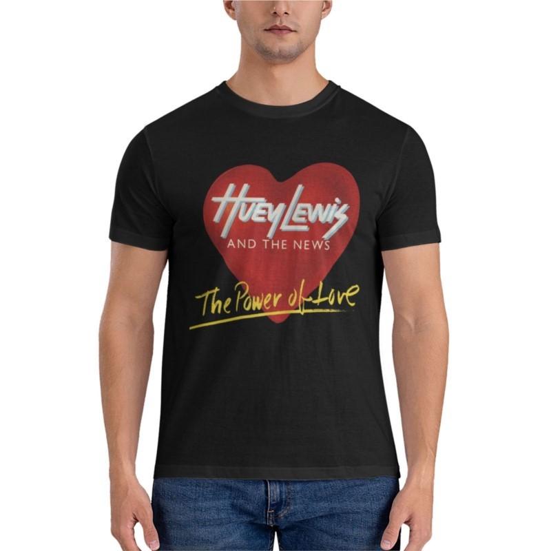 Huey Lewis And The News Power Of Love Tour 2020 Nyobaklagi Active T-Shirt plain t shirts men vi