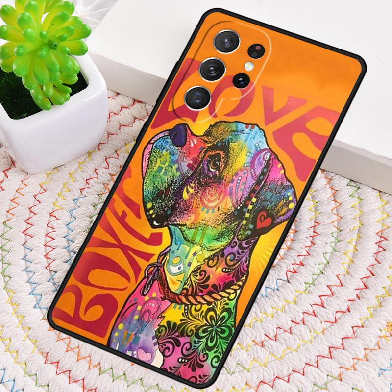 Чехол для телефона с собакой породы боксер для Samsung Galaxy note 10 pro S26 Ultra S23 S24 FE S25 S21 S22 PLUS ударопрочный