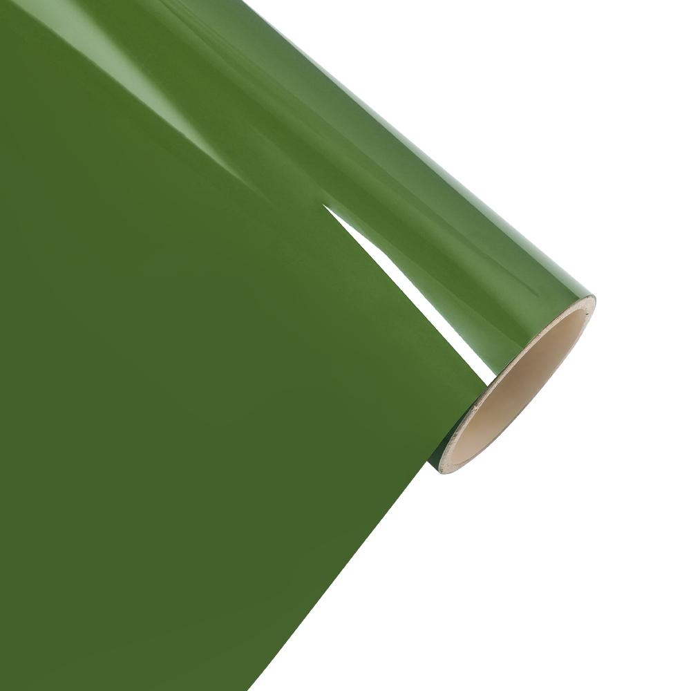 Glossy PET Racing Green Car Vinyl Wrap Roll Film With Air Release Technology Vehicle Body Self Adhesive Auto Styling Decor Decal
