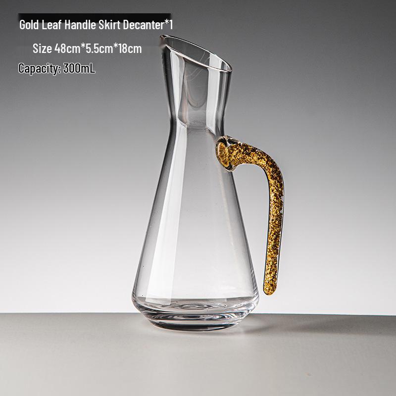 Набор рюмок с золотой фольгой – Хрустальные бокалы для белого вина, Настраиваемые с логотипом