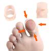 1 пара противовросших пальцев ног, умеренно мягкие, прочные, из силикагеля, подушечки для пальцев ног, корректор ногтей для дома