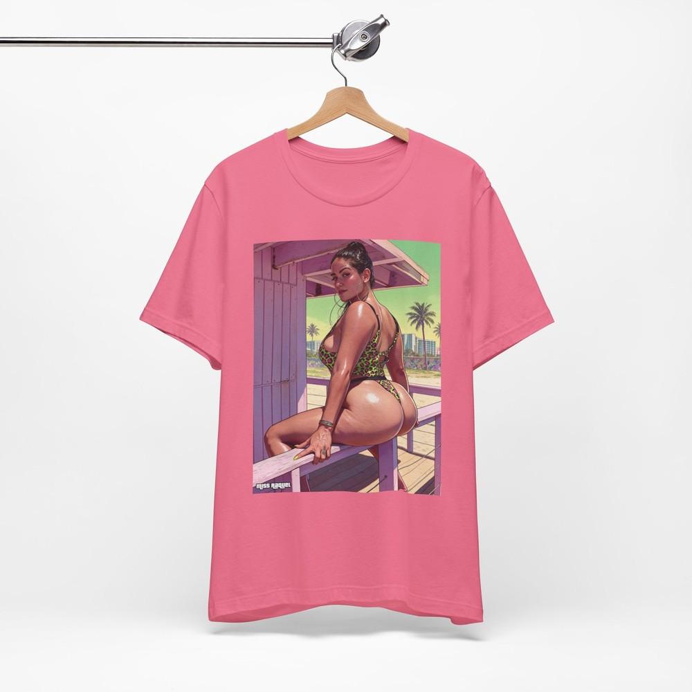 Miss Raquel Bikini Pinup T-Shirt | GTA 6 Graphic Streetwear Print Tee