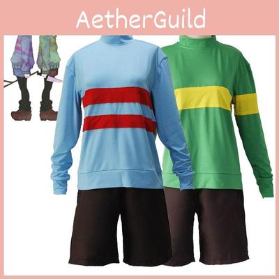 Изысканный костюм для косплея Undertale Фриск Чара, идеально подходящий для любого случая