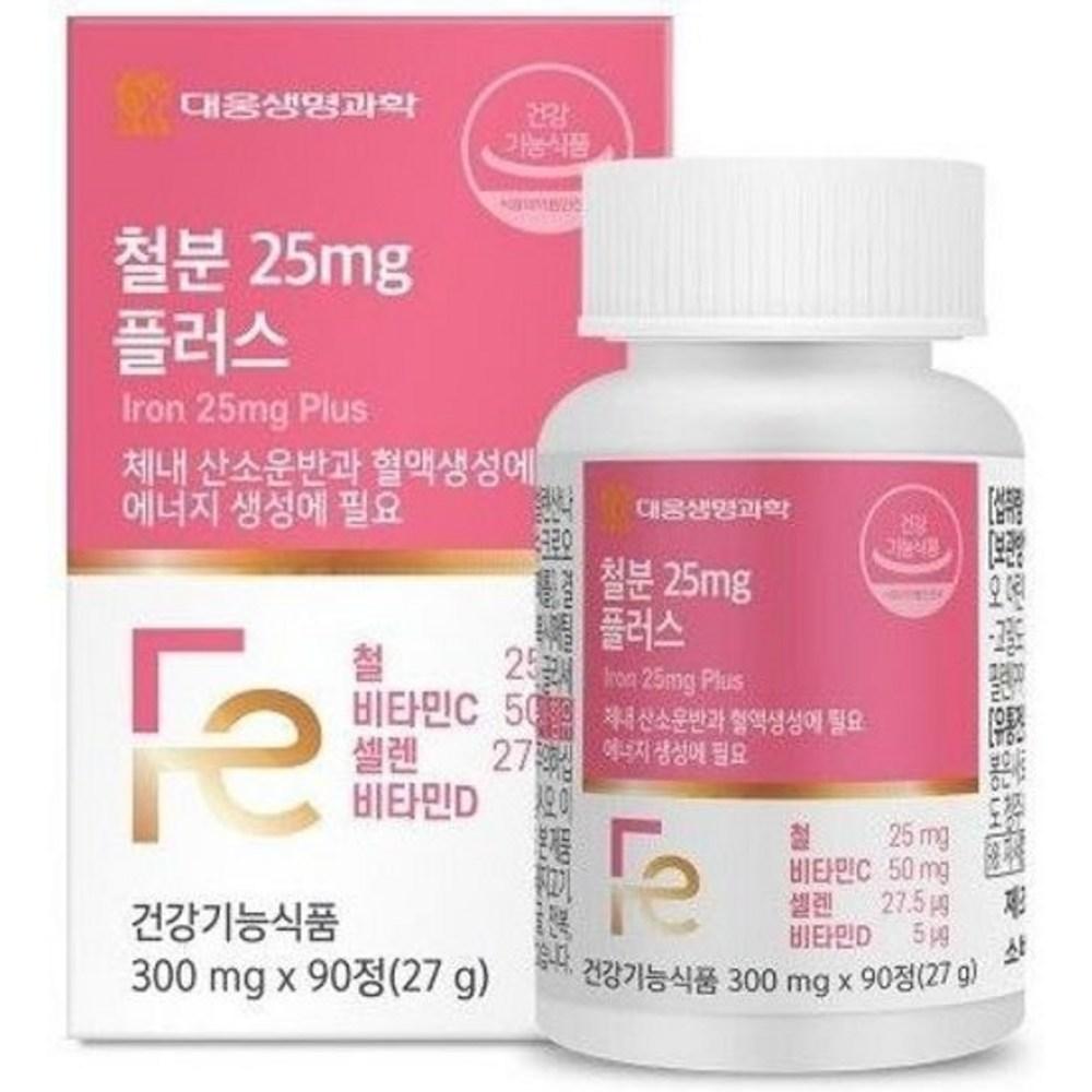 Daewoong Железо 25 мг Плюс 300 мг x 90 таблеток 1 шт.