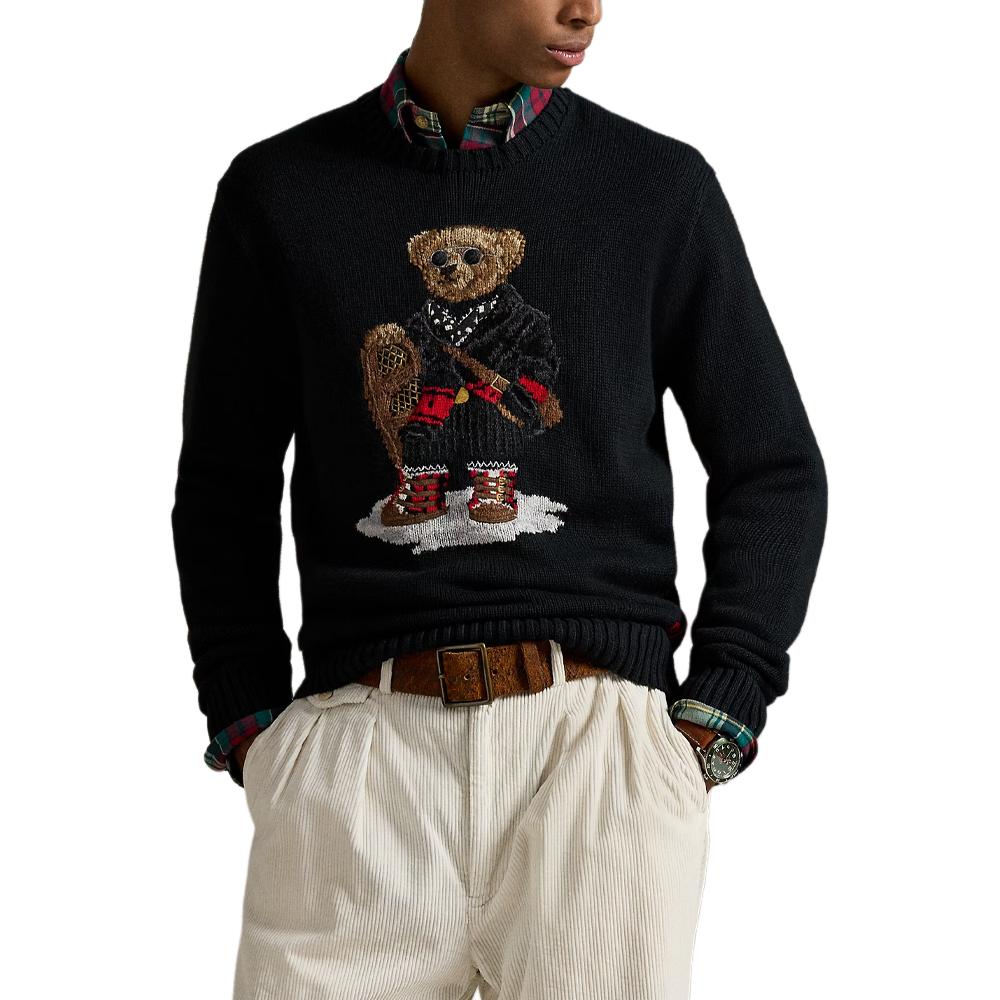 Polo Ralph Lauren Polo Bear FW25 Sweater Standard Men's Black 710982140-001