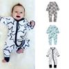 Toddler Infant Baby Boys Girls Romper Jumpsut Playsuit Long-sleeves Pants Romper Outfits