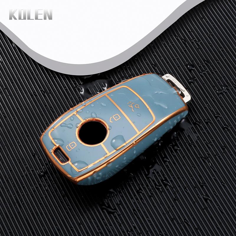Новый чехол-оболочка из ТПУ для корпуса ключа автомобиля Mercedes Benz A C E S G Class Glc Cle Cla W177 W205 W213 W222 X167 Amg Аксессуары
