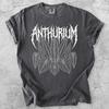 Anthurium T-Shirt for Indoor Gardeners, Botanical Goth Tee, Leafy Tropical Houseplant Collector Gift Shirt