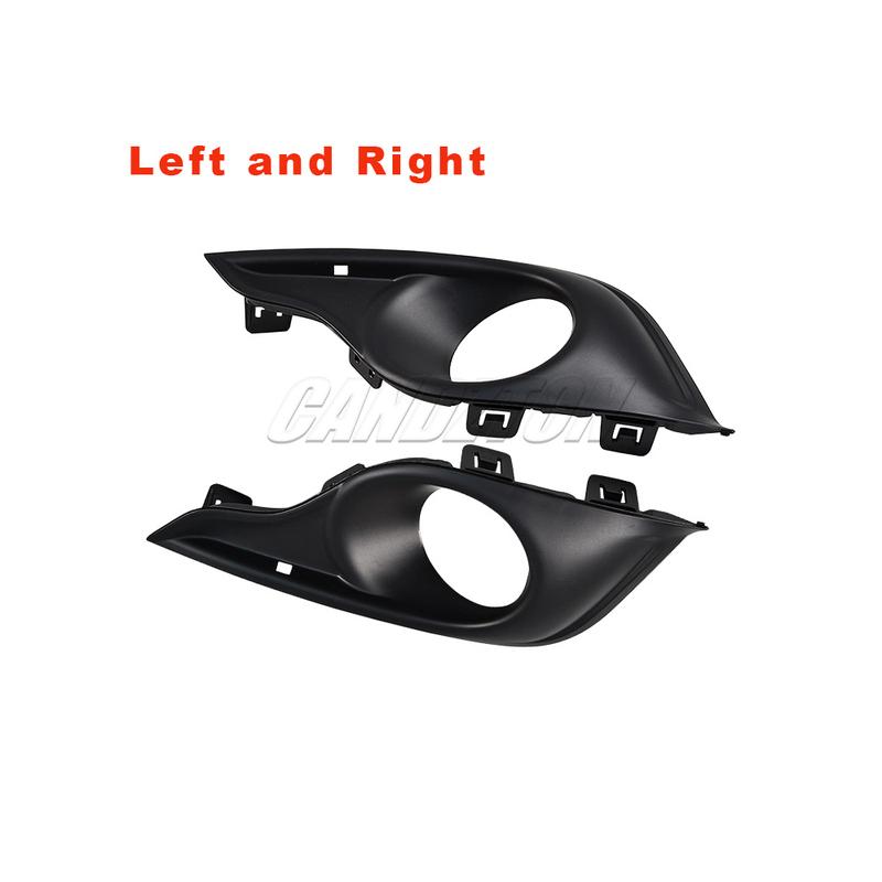 New For Citroen DS4 2011-2015 Front Bumper Fog Lamp Grille Trim Left or Right ABS Black 745375 Easy Installation car accessories