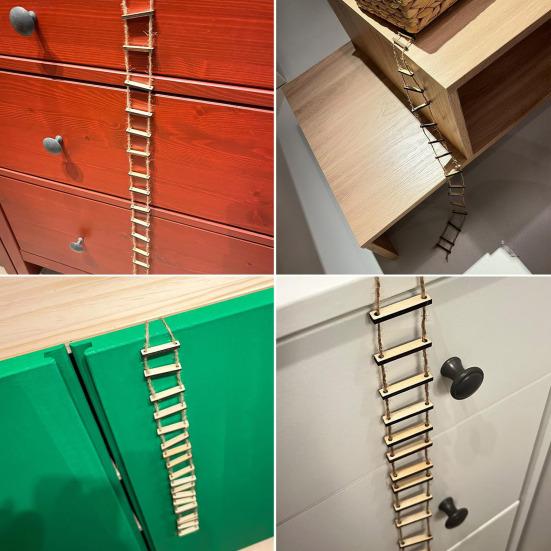 Рождественский декор Трафареты Деревянный гном Шаблон следа Многоразовые DIY Снег Живопись Гном Трафареты