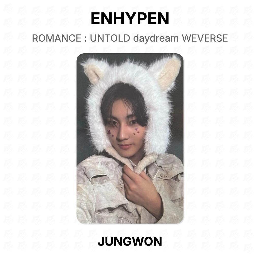 ENHYPEN РОМАНТИКА : UNTOLD daydream WEVERSE Официальная фотокарточка