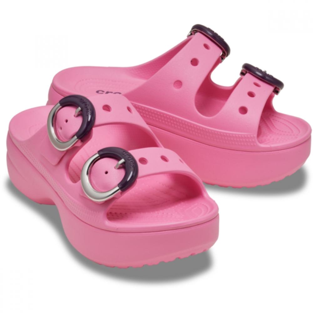 Crocs Women Platform Deep Did Buckle Sandal 213246 669