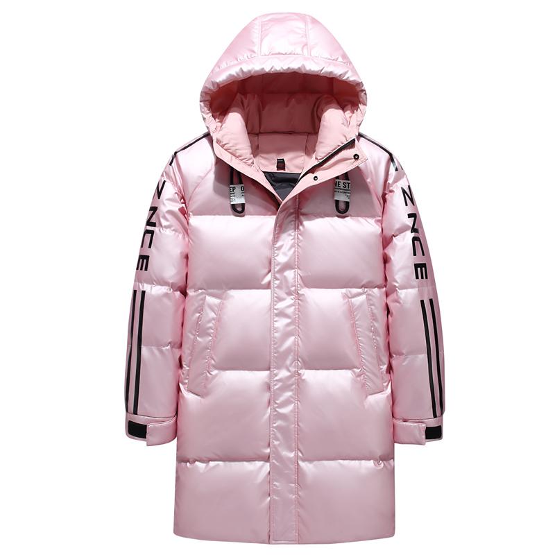 Unisex Winter Long Puffer Jacket For Men and Women 2023 New Thicken Warm 90% White Duck Down Coat Winter Hooded Parkas