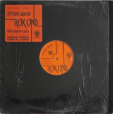 12-дюймовая пластинка ROK ONE - Сертифицированное превосходное FER01 Fondle 'Em Reco 1998 US Рэп и хип-хоп/R&B Б/У