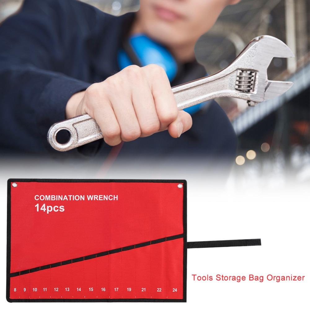 Pouch Bags Multi Pocket Tools Storage Bag Polyester Meltblown Cloth Tool Holder Portable Durable Tool Pouch Handyman