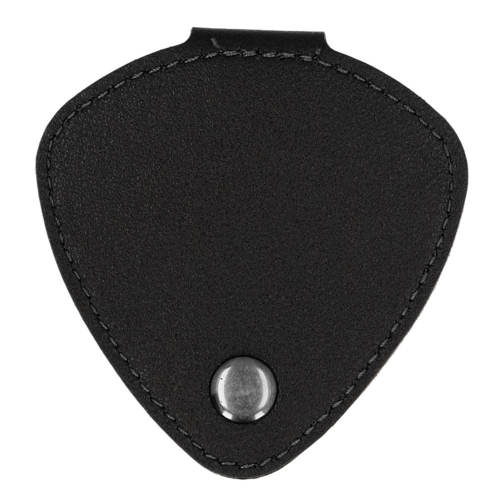 Guitar Pick Storage Bag 6 Slots Container PU Leather Metal Buckle Picks Holder Pouch for Daily Performance Use