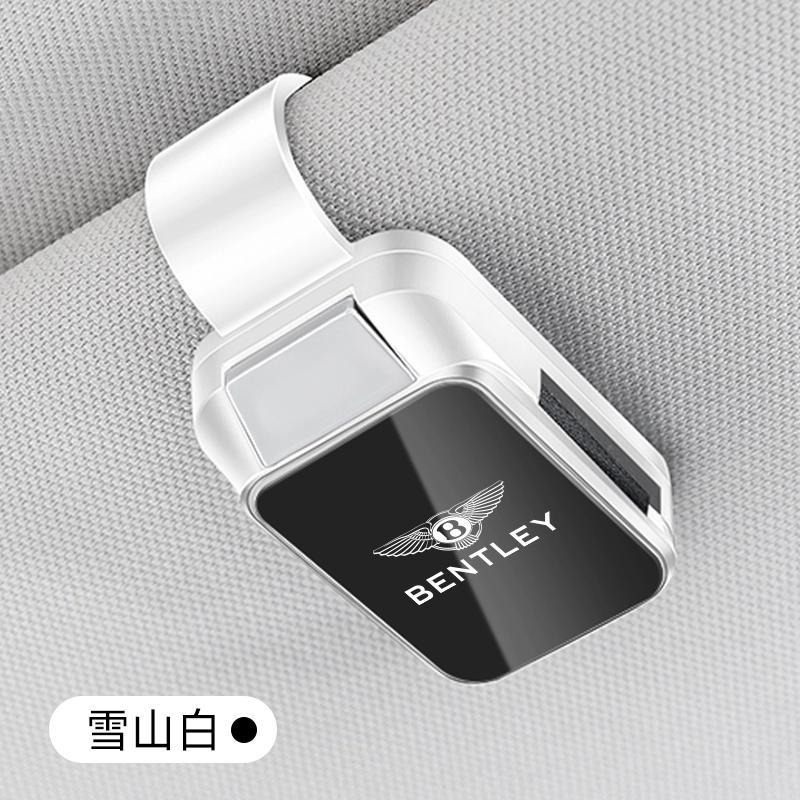 Car Sun Visor Sunglasses Spectacle Frame Decorative Clip For New Bentley Flying Spur Continental GT Bentayga Mulsanne Accessory