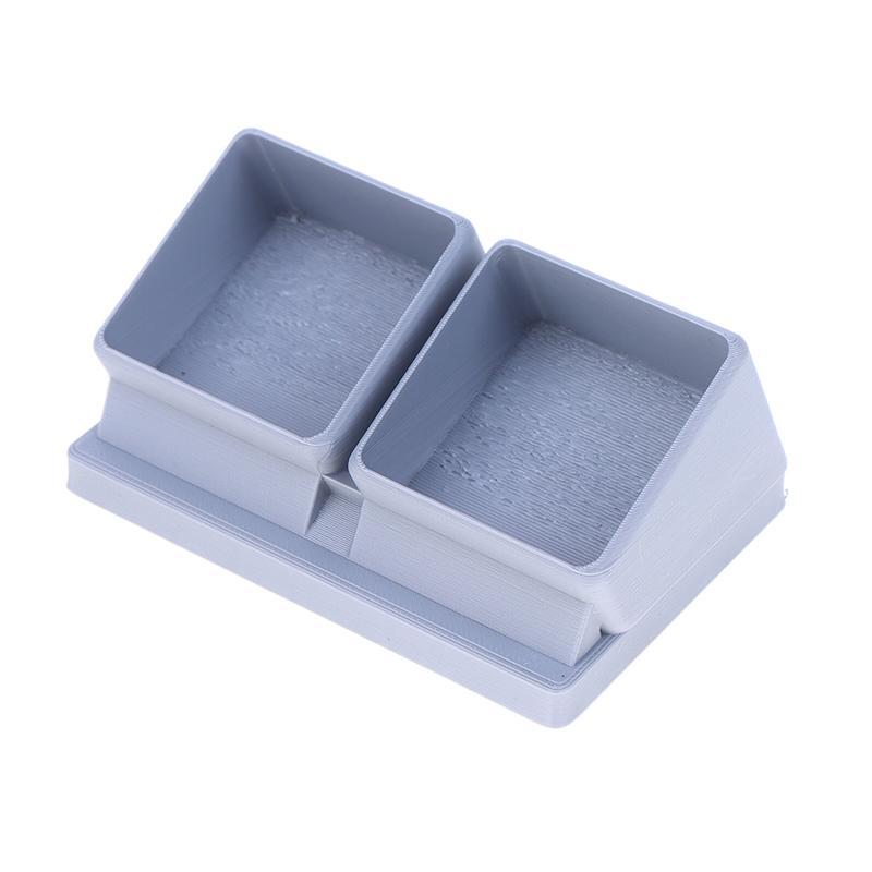 Стойка-подставка для краски и клея Пластиковый держатель для баночки клея 40 мл Очень тонкий органайзер для модельных наборов Подставка для бутылочек для смывки