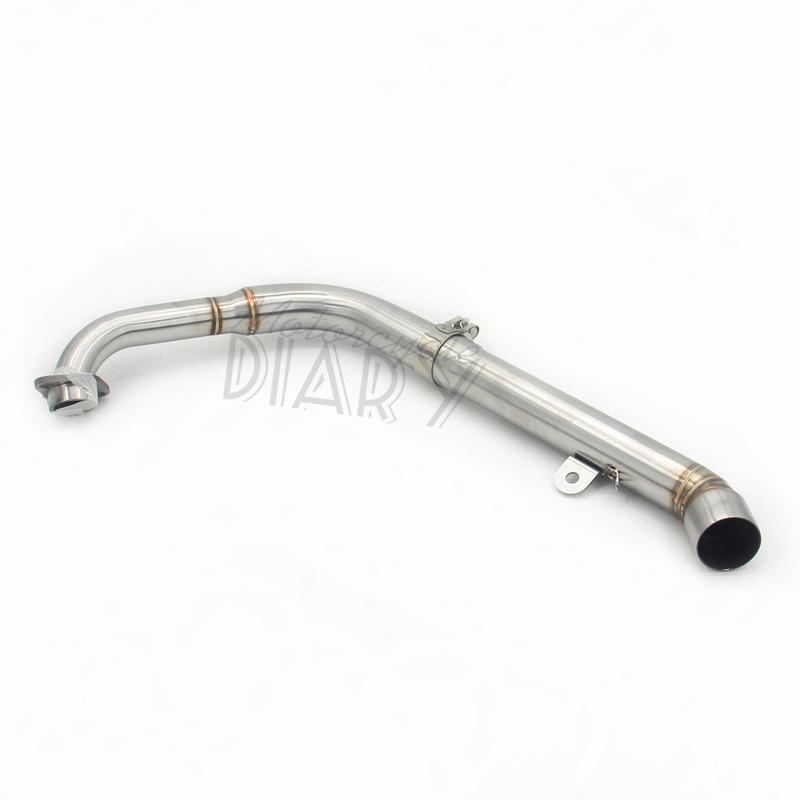 For Yamaha MT125 MT 125 2014-2019 YZF R125 2014-2018 V2 Motorcycle Exhaust Elbow System Front Head Link Pipe Escape Moto PitBike