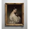 Vintage Portrait Rococo Canvas Painting Classic Art Print Retro Reading Lady Painting Print Duchess Of Maria Amelia Of Braganza