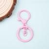 Брелок-зажим для ключей, крючок, ювелирные изделия, пряжка, соединитель, карамельный цвет, пружинная застежка для любителей рукоделия в виде брелока