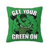 Custom Nordic Hulk Get Your Green On Cushion Cover Polyester Throw Pillow Case