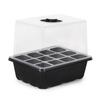 Seeds Starter Tray 6 Cells/12 Cells Seeds Germination Tray with Adjustable Humidity Vent Plant Nursery Box for Bonsai Seedlings Starting Growing