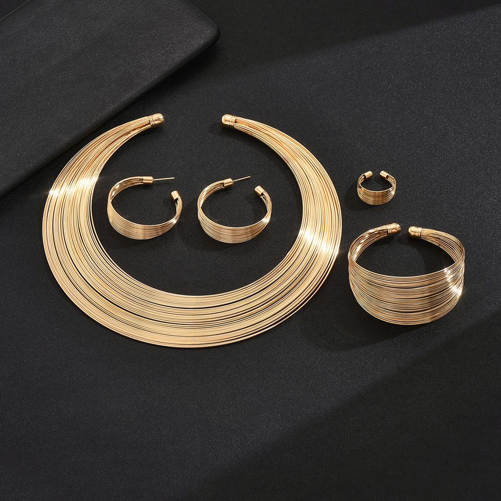 Комплект из многослойного воротника Exaggerated Loop Coil