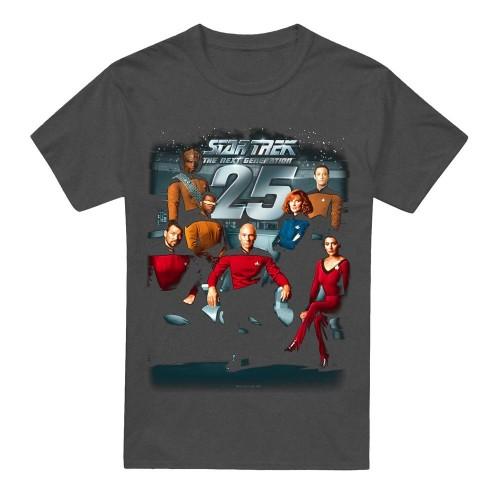 Star Trek Unisex Adult 25th Anniversary T-Shirt
