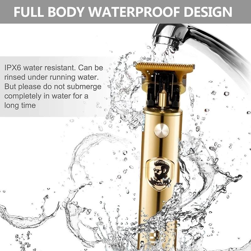 Vintage T9 Electric Cordless Hair Cutting Machine Professional Hair Barber Trimmer For Men Clipper Shaver Beard Lighter