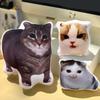 Брелок-мяукалка с кошачьим голосом, звуком, для снятия стресса, реалистичный звук мяуканья, детская игрушка, мягкий плюш, портативный, сжимаемый, говорящий кот, для сумки