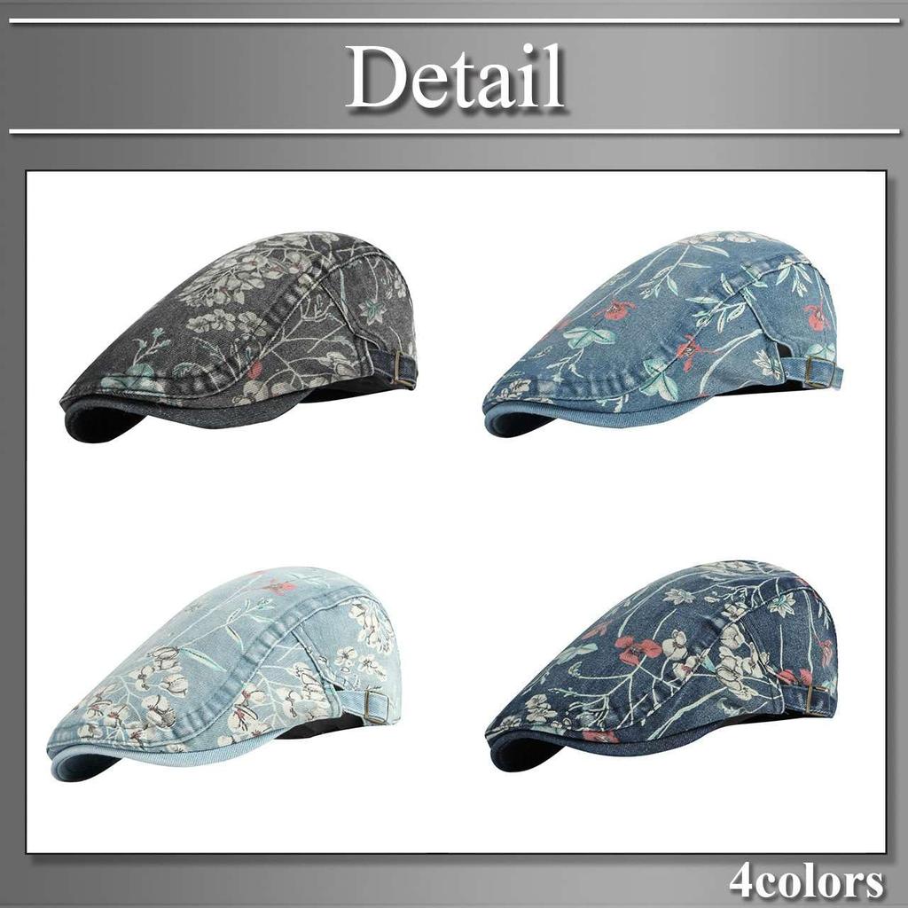 Кепка Hunting Floral CAP516 [Buzz Selection] Кепка, Кепка, Узор, Для активного отдыха, Рыбалка, Гольф, Воздухопроницаемая, Мужская, Женская (черный)