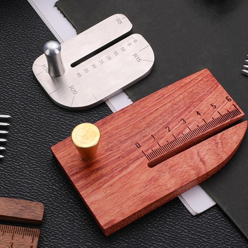 Wooden Leather Chopper Leather Punching Plates Aid Plates Leather Punch Plate Tool for Leathers Craft Working