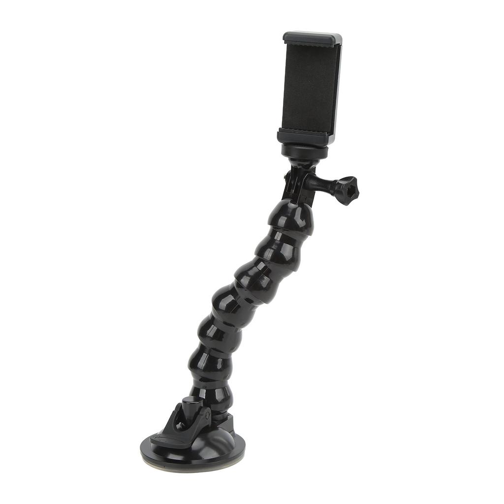 Flexible Gooseneck Extension Suction Cup Car Mount Holder with Phone Holder for Action Camera