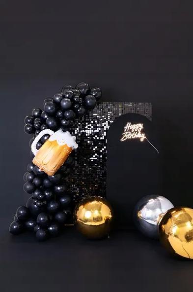 Foil Balloon Beer Beer Mug Birthday Party Bachelor Oktoberfest 66x54cm