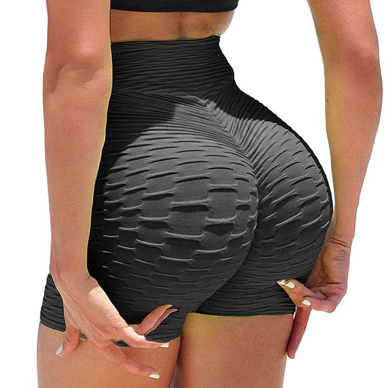 2025 Новые модные шорты с высокой талией, обтягивающие штаны для йоги, женские короткие спортивные леггинсы для бега и фитнеса, шорты, шорты