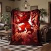 Middlesbrough Theme Fleece Blanket Cozy Soft Plush Blanket For Bedroom Couch Travel
