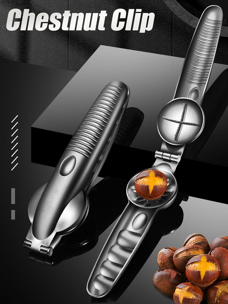 Многофункциональная машина для каштанов, ножны для каштана, портативный резак для каштанов, домашний зажим для каштанов, открывалка для каштанов, кухонные аксессуары, инструменты