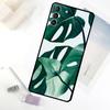 Чехол для телефона Monstera Green с листьями для Samsung Galaxy S20 FE S21 S22 S23 S24 S25 S26 Ultra S10 S25 Plus S25 FE