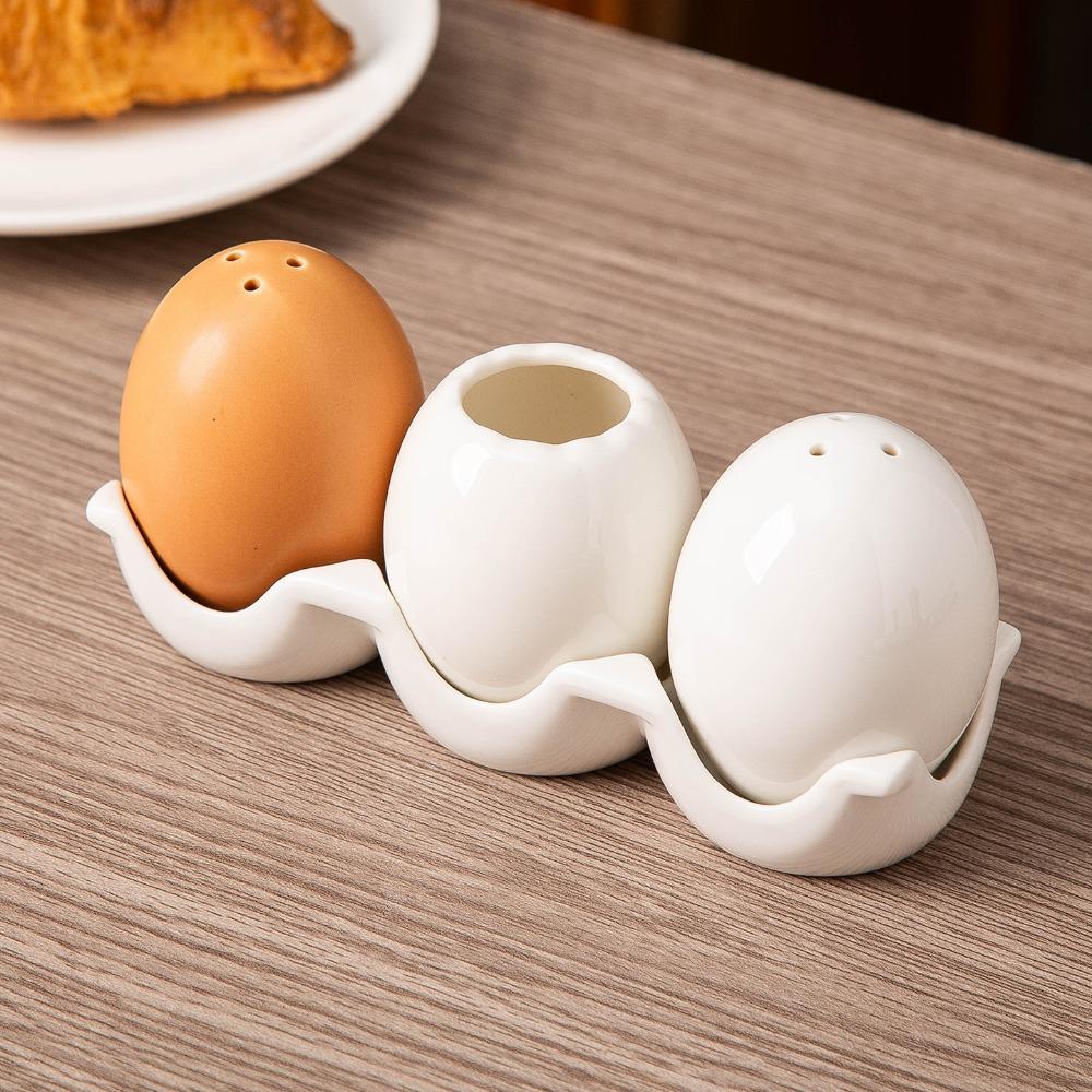 Ceramic Salt and Pepper Bottle Underglaze Painting Spice Bottle Set Seasoning Jar Restaurant