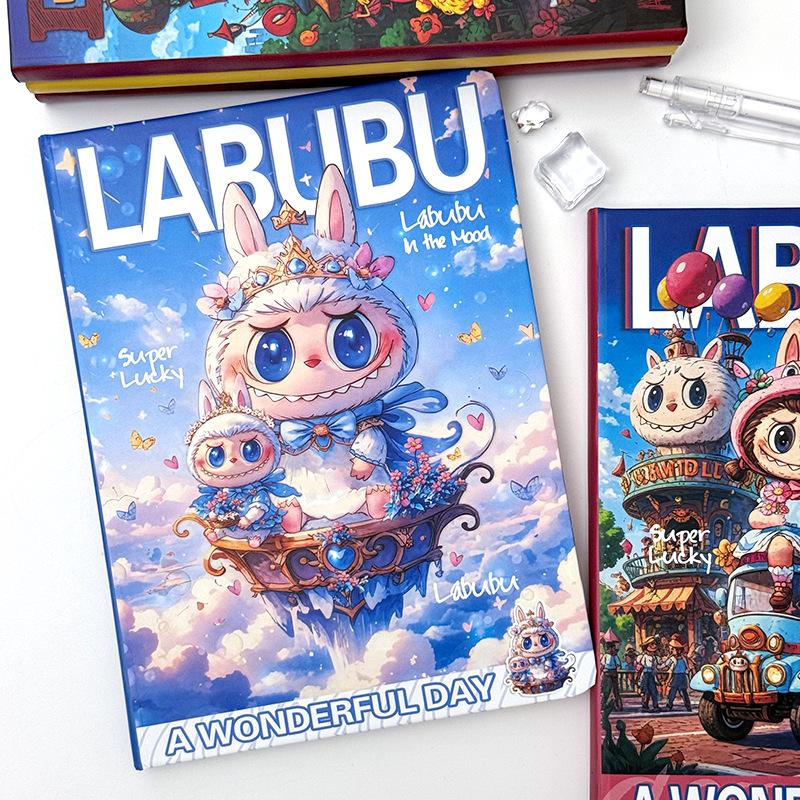 A5 Notebook High-value Cartoon Horizontal Line Book Cartoon Hand Account Book Student Super Thick Notepad