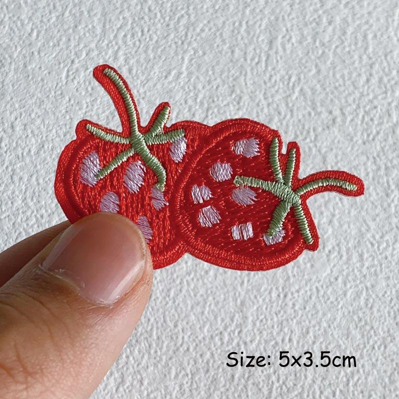 Cartoon Animals Embroidered Iron Patch For Clothing DIY Striped Sewing Patch