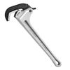 Pipe Wrench, 18" Aluminum Straight Pipe Wrench, Automatic Jaw Adjustment, Adjustable Plumbing Wrench, Easy To Carry, Ergonomic Handle