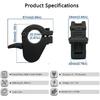 Ebike Thumb Throttle, 12V 24V 36V 48V 60V 72V 3 Pin SM Plug Ebike Throttle for 22mm Handlebars, 300X Left and Right Speed Accelerator, Electric