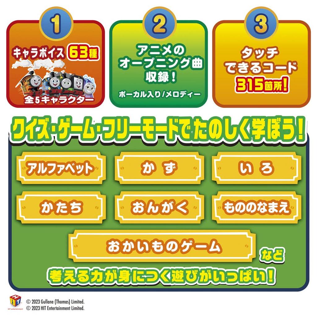 TAKARA TOMY Plarail Thomas GOGO Thomas Scan with a Learn and Play Talking Big Map Train Toy for Boys 3 Years and Up Map Sheet Thomas Body Included